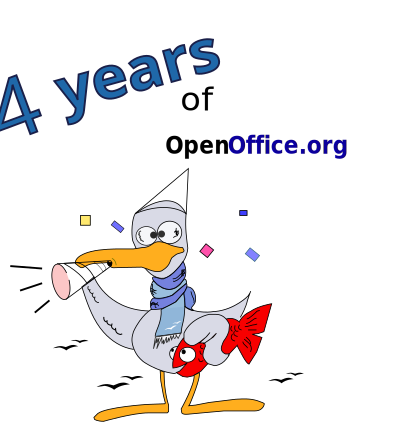 Otto 4 year celebration clipart