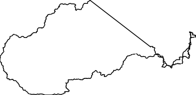 Outline of Slovakia clipart