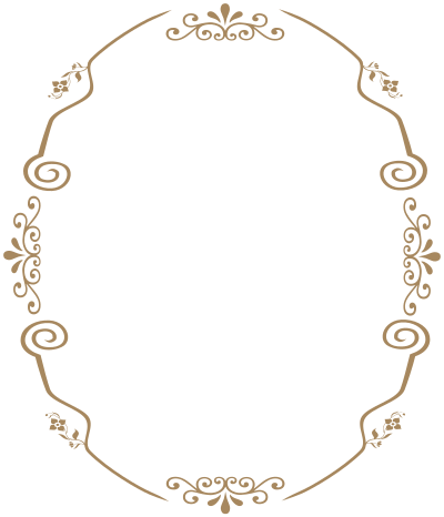 Oval remix of decorative Vintage Style Frame clipart