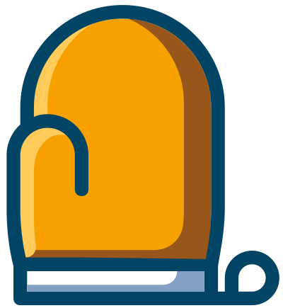 Oven mitten clipart