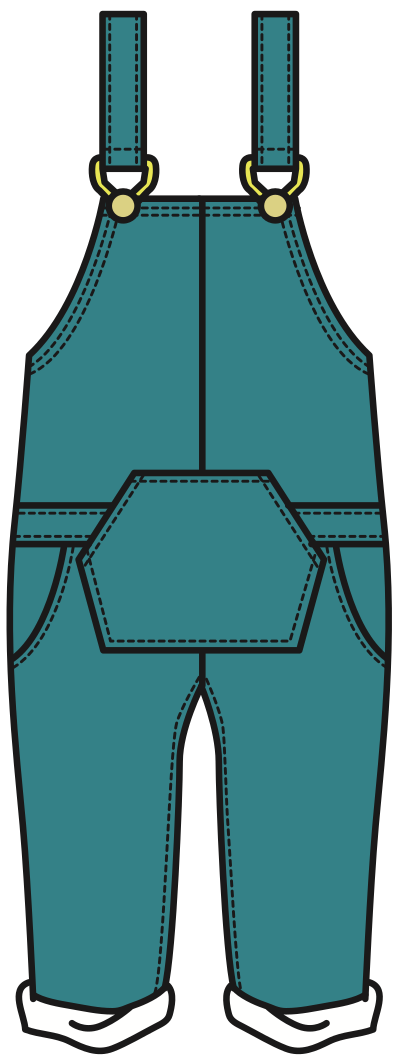 Overalls clipart
