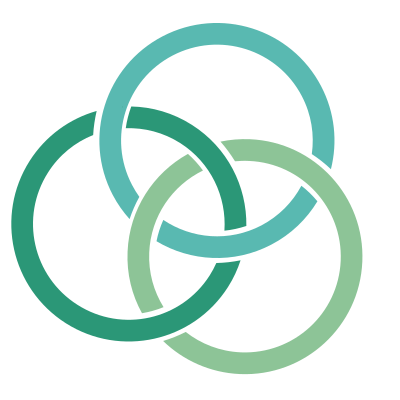 Overlapping circle outlines clipart