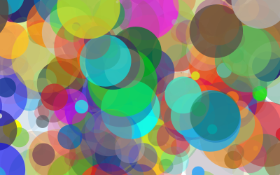 Overlapping Circles Background 2 clipart