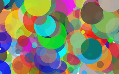 Overlapping Circles Background clipart