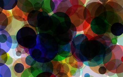 Overlapping Circles Background 4 clipart