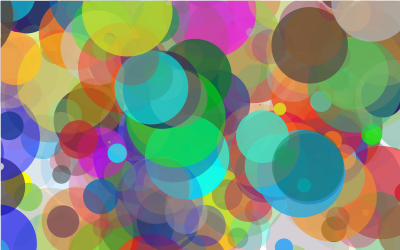 Overlapping Circles Background 6 clipart