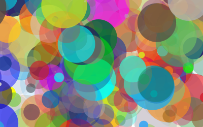 Overlapping Circles Background 7 clipart