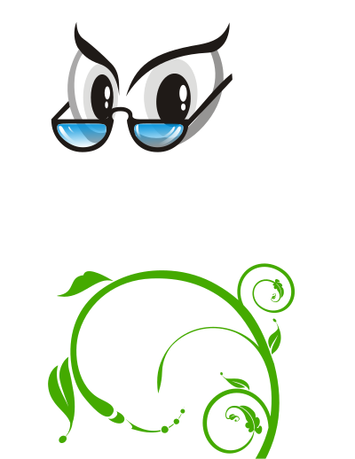 Owl in Glasses - Remix clipart