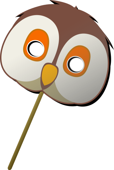 Owl mask clipart