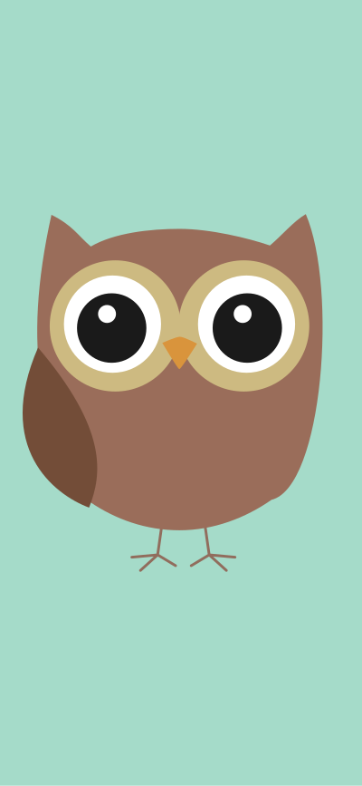 Owl - phone background clipart