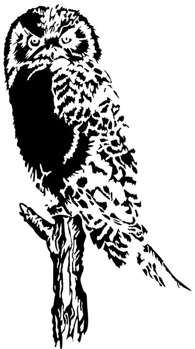 Owl (Stylized) clipart