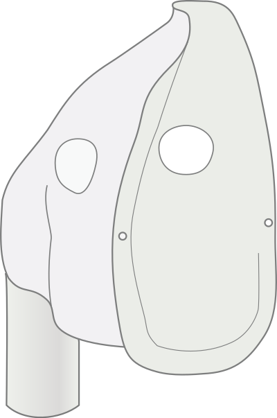 Oxygen mask clipart