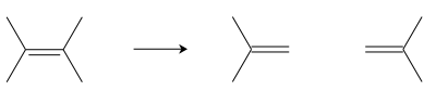 Ozonolysis Scheme clipart