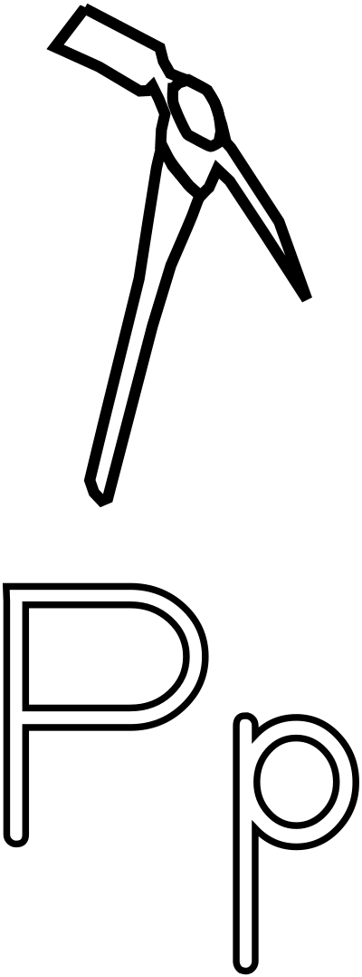 P Is For Pick clipart