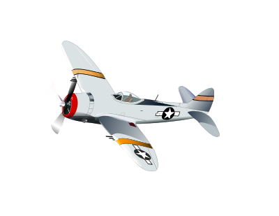 P47 Thunderbolt clipart