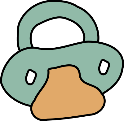 Pacifier clipart