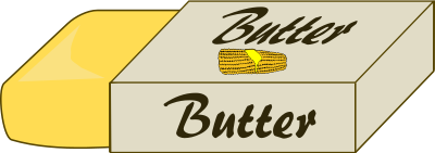 Pack of Butter clipart