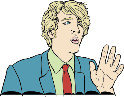 Packard Jennings explaining stuff - 1 of 2 clipart