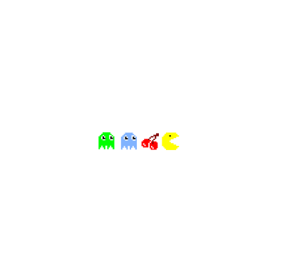 Pacman. Square clipart