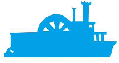 Paddlewheel Boat refixed clipart
