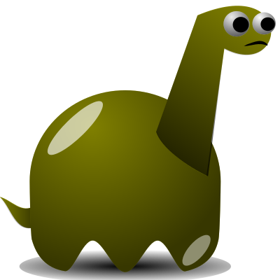Padepokan: Brontosaurus clipart