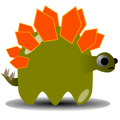 Padepokan: Stegosaurus clipart