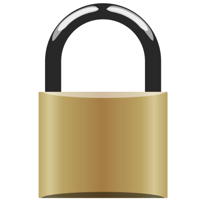 Padlock aj ashton 01 clipart
