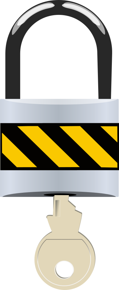 Padlock-closed clipart
