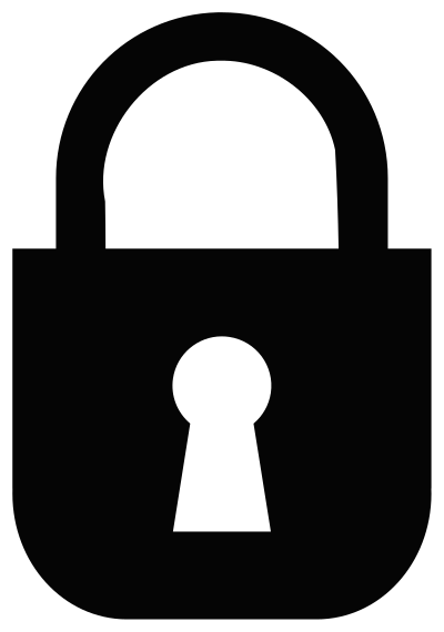 Padlock - Monochrome clipart