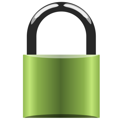 Padlock olive clipart