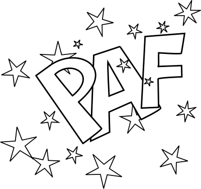 PAF outlined clipart