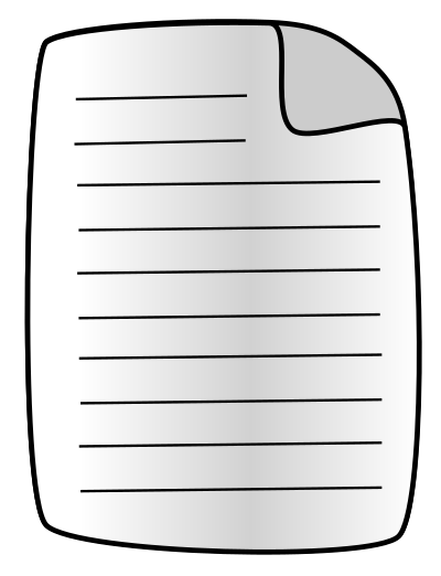 Page or Document clipart