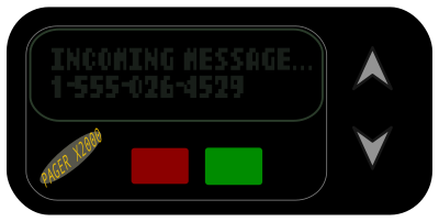 Pager clipart