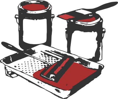 Paint and Tray (remix) clipart