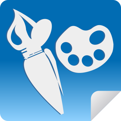 Paint application icon clipart