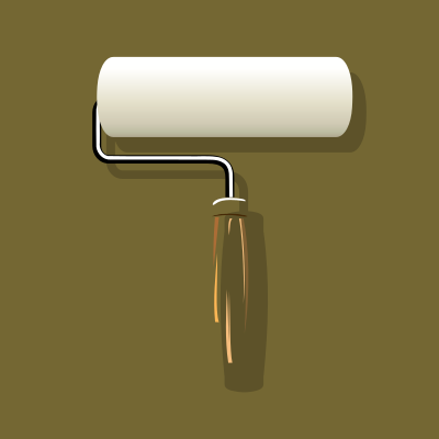 Paint roller clipart