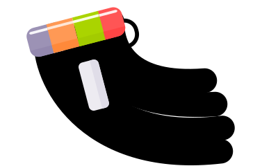 Paint roller animated clipart