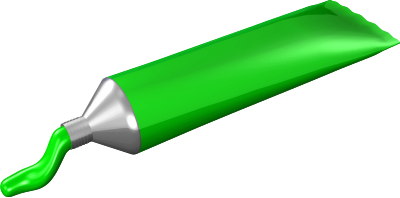 Paint tube (colour 2) clipart
