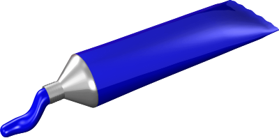 Paint tube (colour 3) clipart