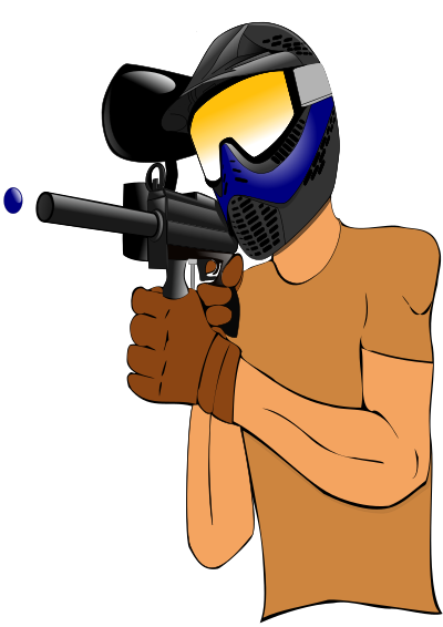 Paintball clipart