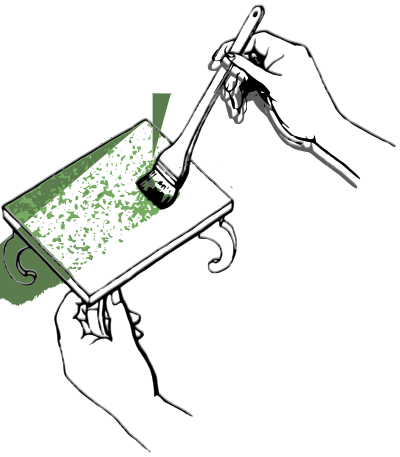 Painting Green Board REMIX clipart