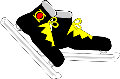 Pair of Skates clipart