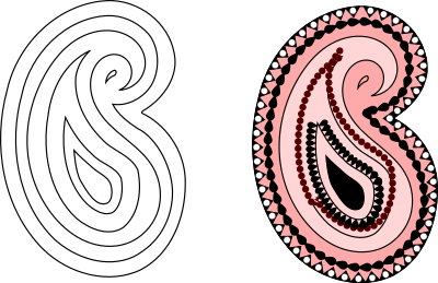 Paisley clipart