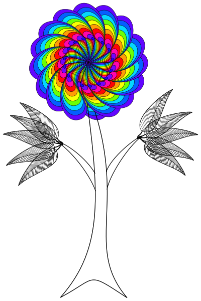 Paisley Flower 3 clipart