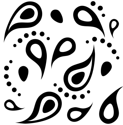 Paisley Modern (No Background) clipart