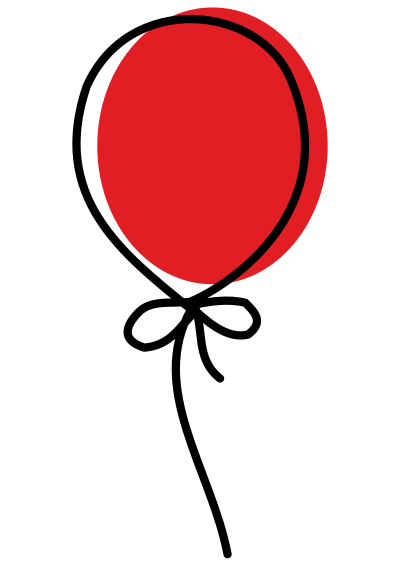 PALLONCINO ROSSO clipart