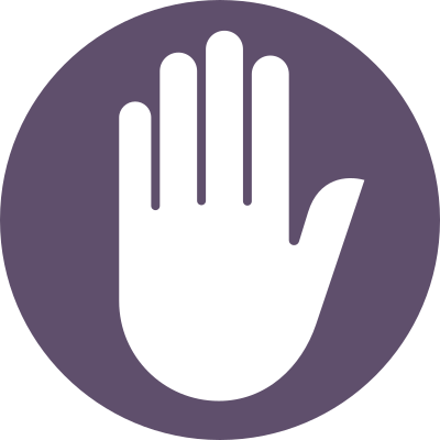 Palm pictogram clipart