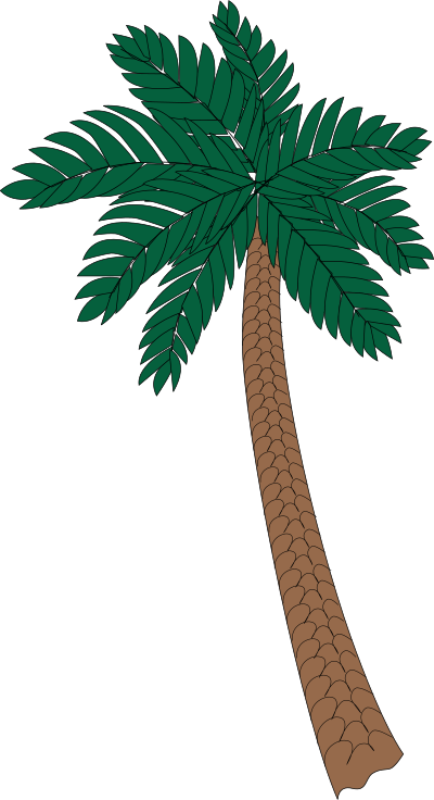 Palm tree 2 clipart