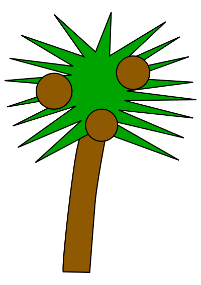 Palm tree clipart