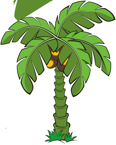 Palm tree 7 clipart